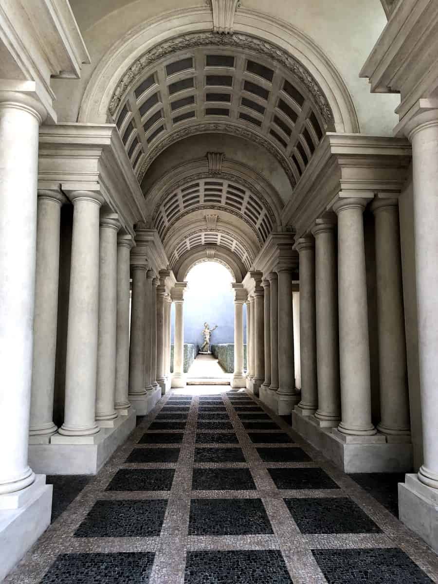 Rome Galleria Spada Forced Perspective Borromini Building