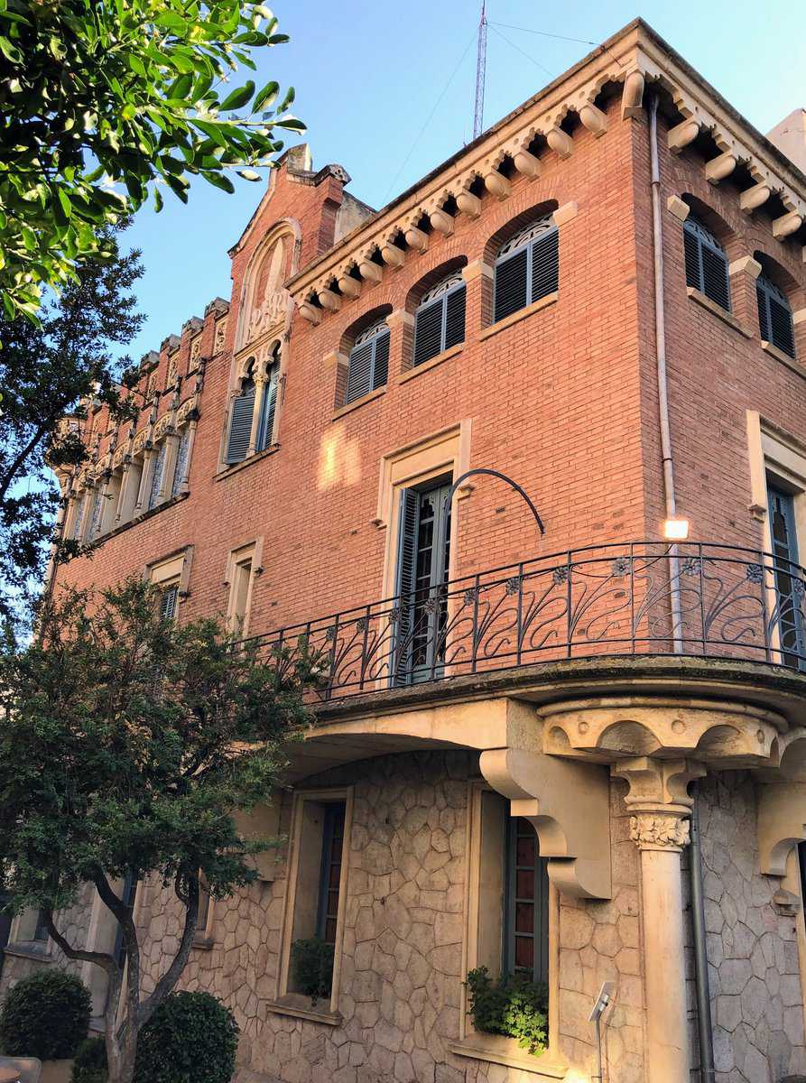 Reus Spain Casa Rull By Domenech Montaner Exterior Facade Brick And Stonework Catalan Modernisme Architecture