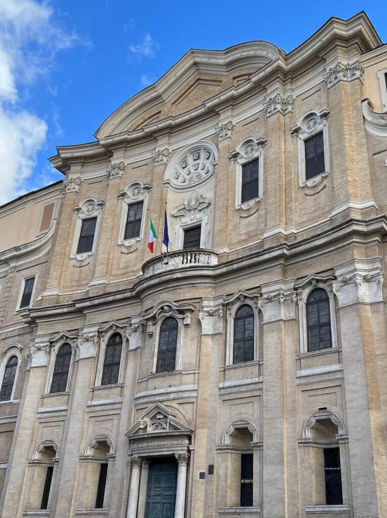 Borromini Oratorio dei Filippini Oratory of Saint Philip Neri Exterior Facade Rome Baroque Architecture