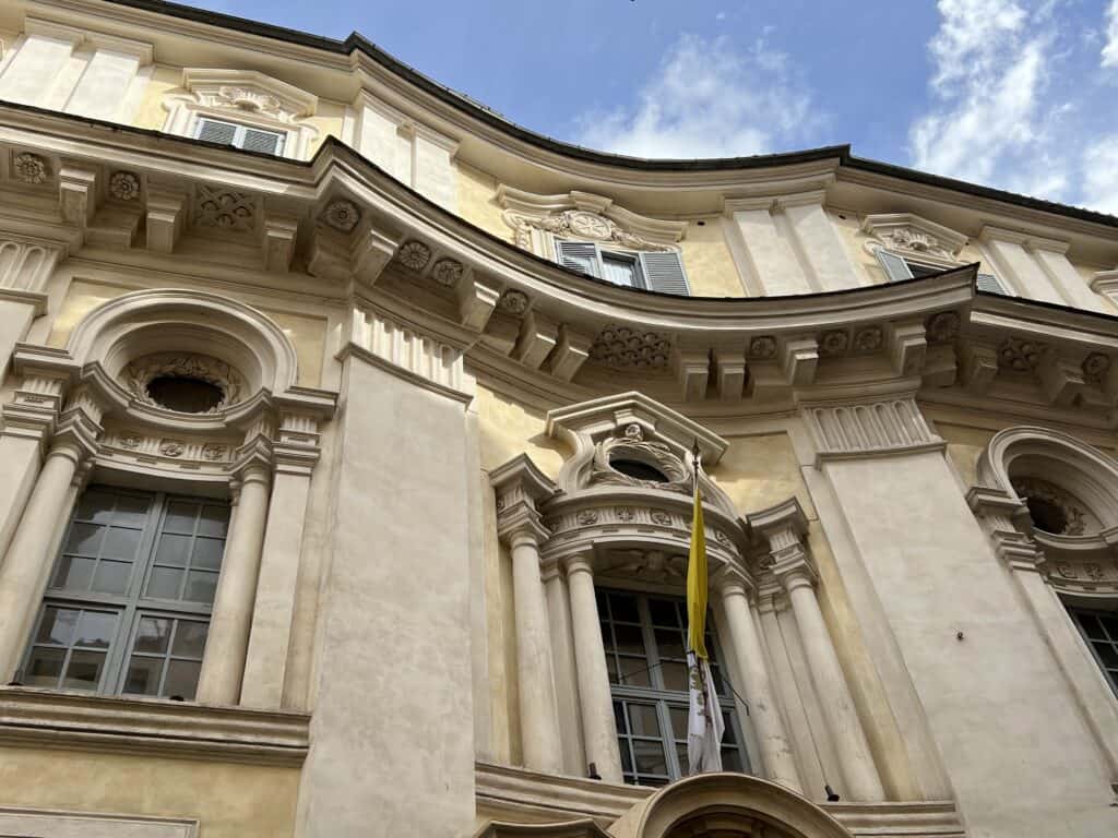 Borromini Palazzo di Propaganda Fide Exterior Facade Rome Baroque Architecture