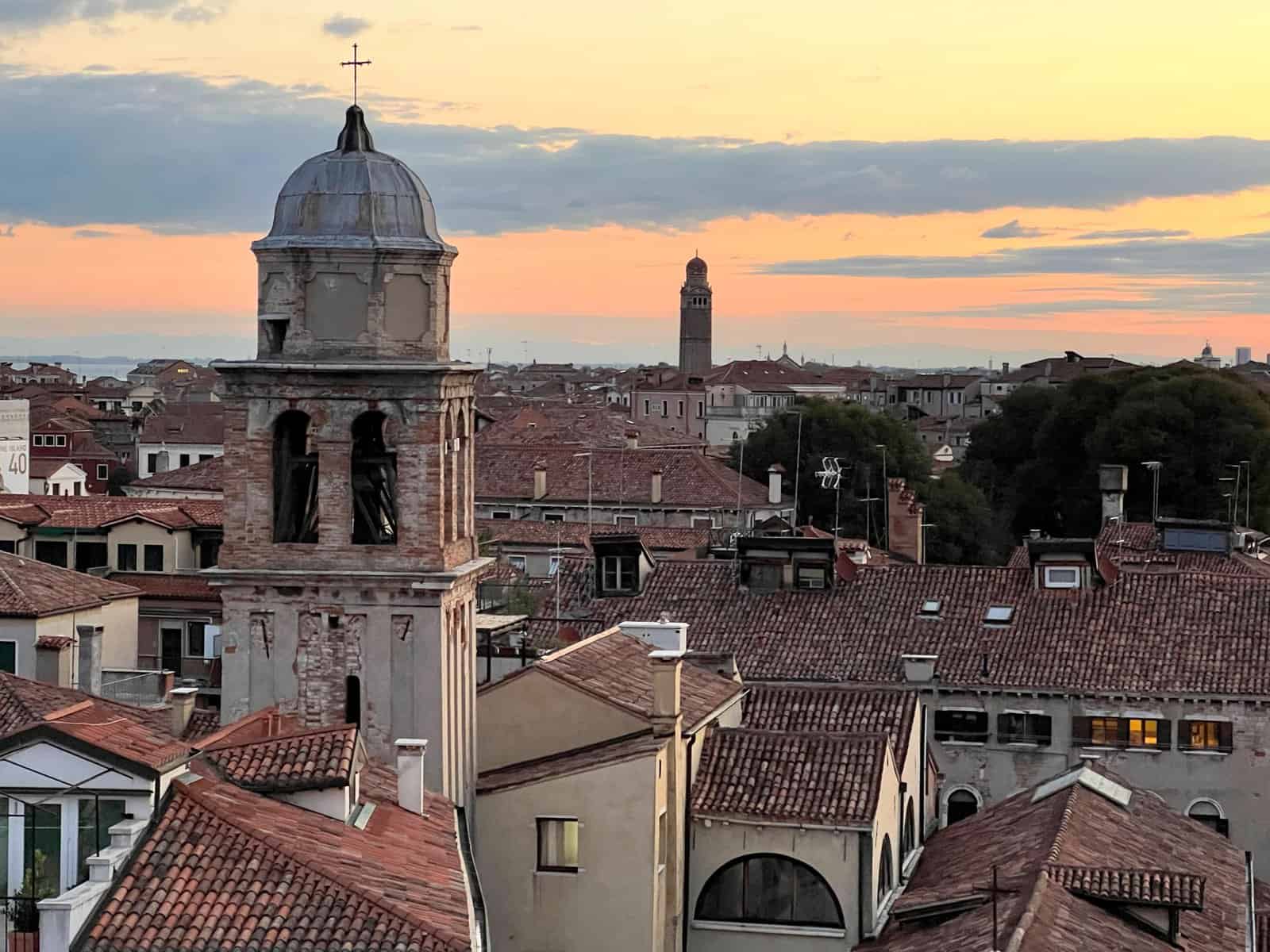 Venice Santa Croce Rooftops Sunrise