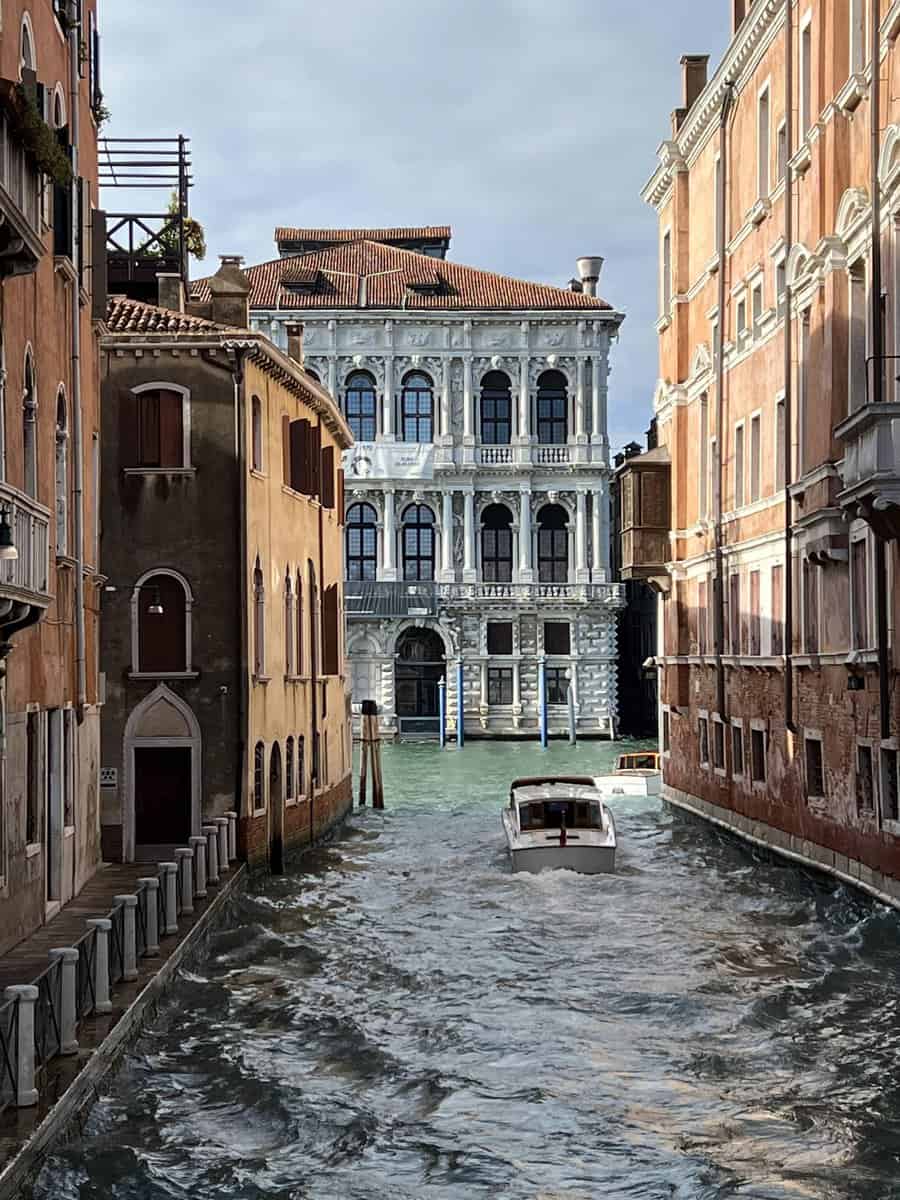 Venice Ca Pesaro View From Across Grand Canal Venetian Palazzo In Sestiere Santa Croce