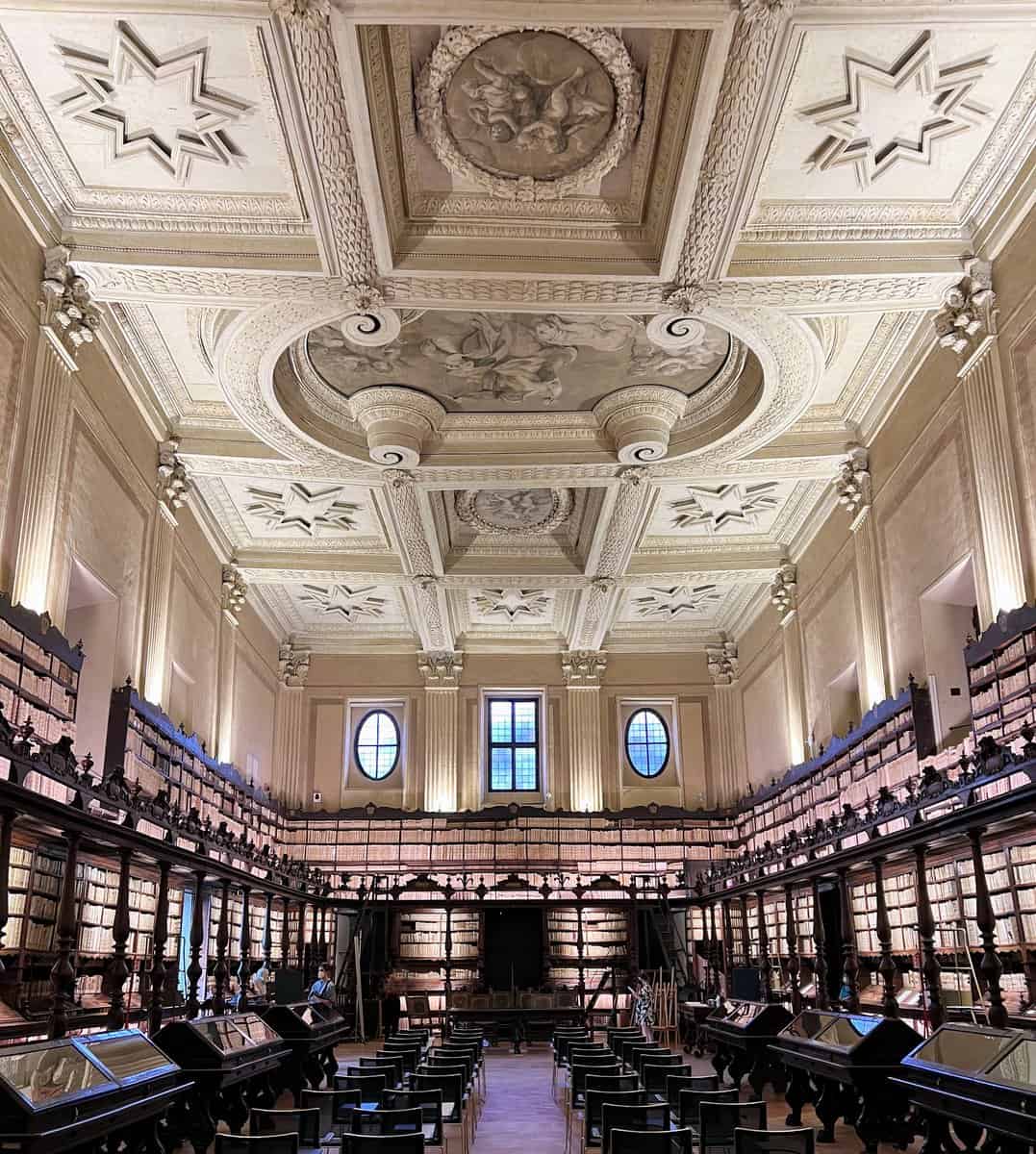 Borromini Oratory of Saint Philip Neri Biblioteca Vallicelliana Library Ceiling With Ornate Carvings Baroque Architecture