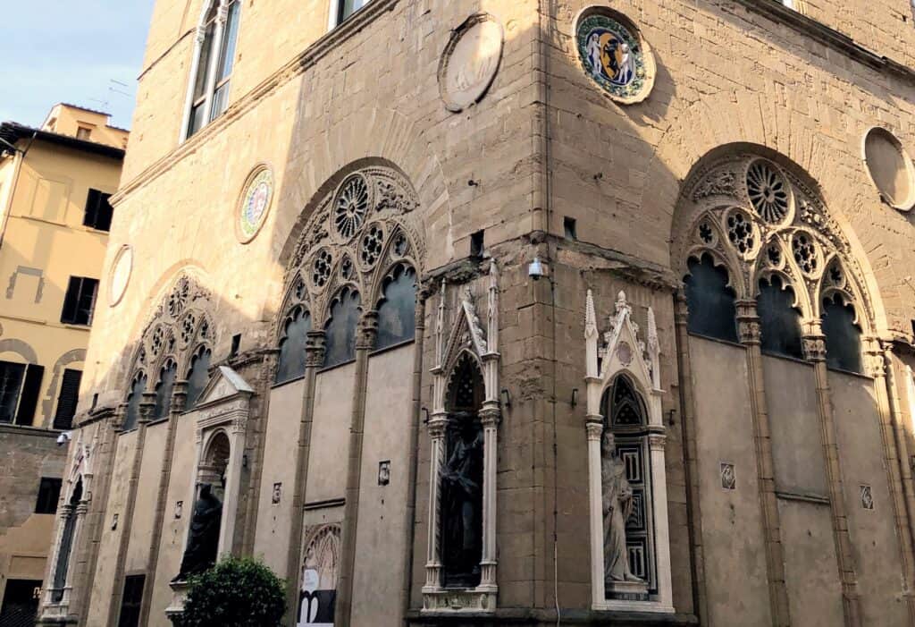 Florence Orsanmichele Museum Medieval Gothic Building Exterior Sculptures In Niches