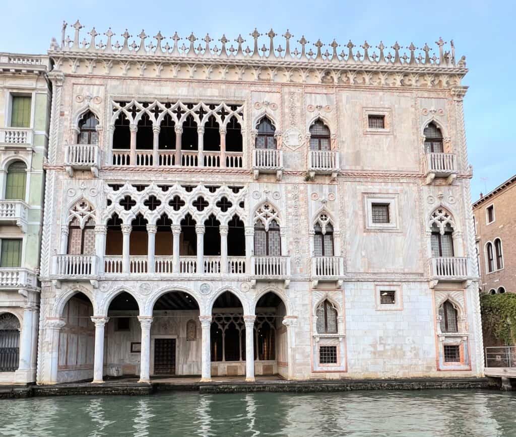 Venice Ca D Oro Venetian Gothic Architecture Palazzo Grand Canal Facade Cannaregio