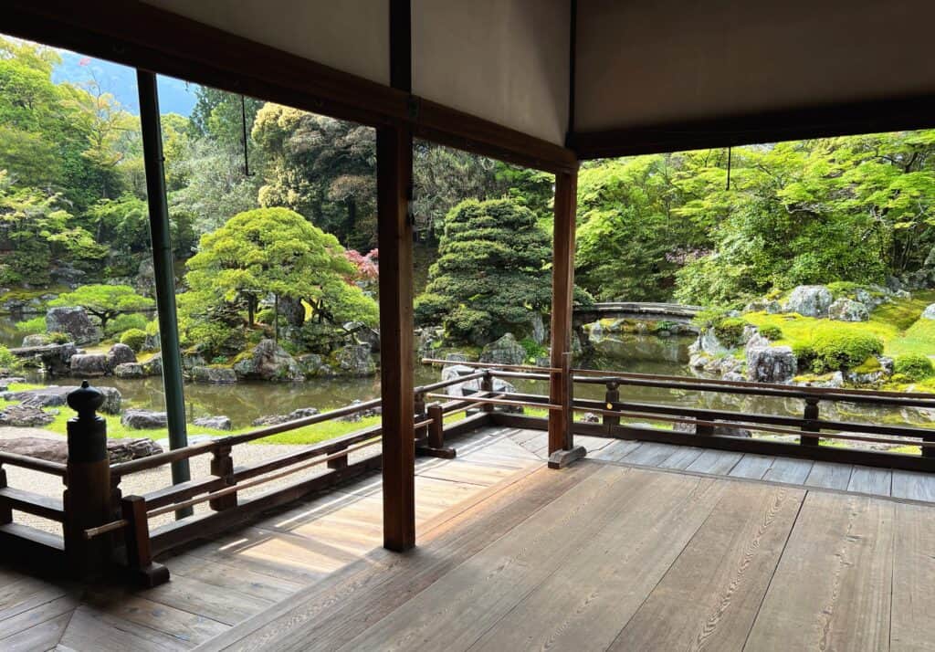 Daigo-ji View Of Garden From Interior